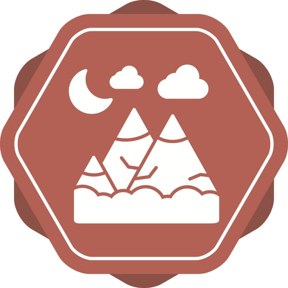 Mountains Vector Icon