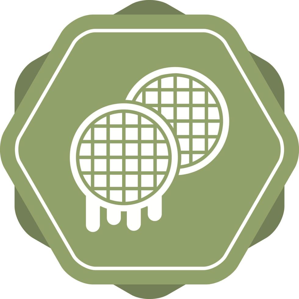 Waffle Vector Icon
