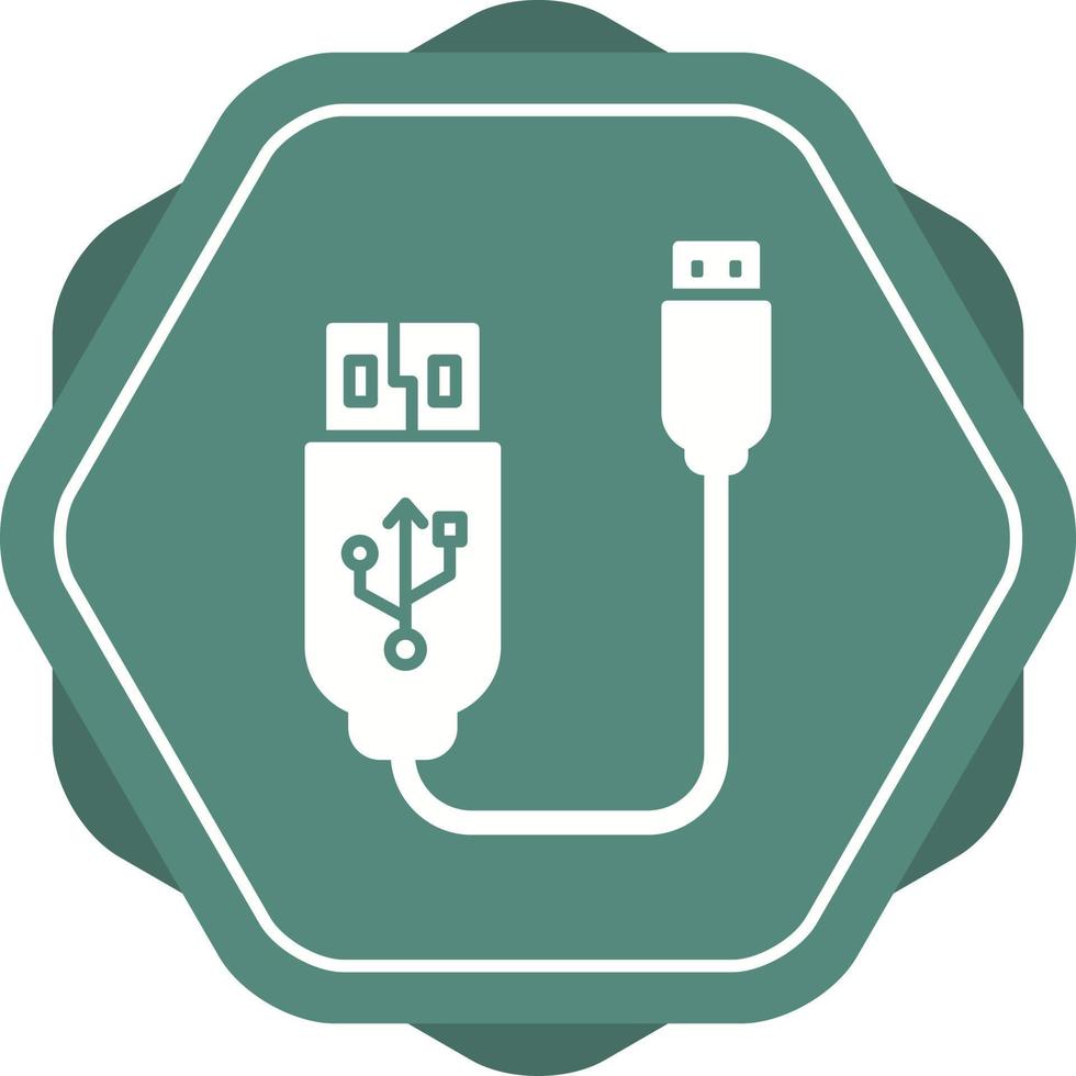 Usb Cable Vector Icon