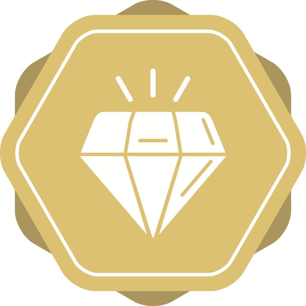 icono de vector de diamante