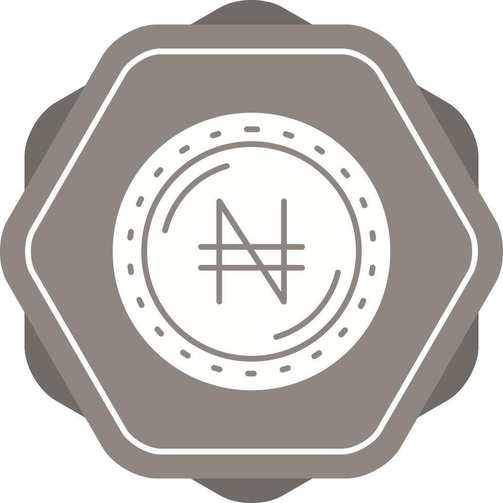 Naira Currency Vector Icon