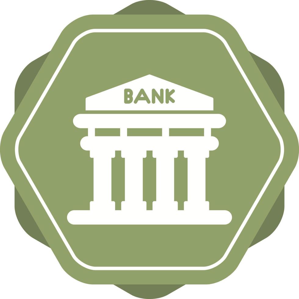 icono de vector de banco