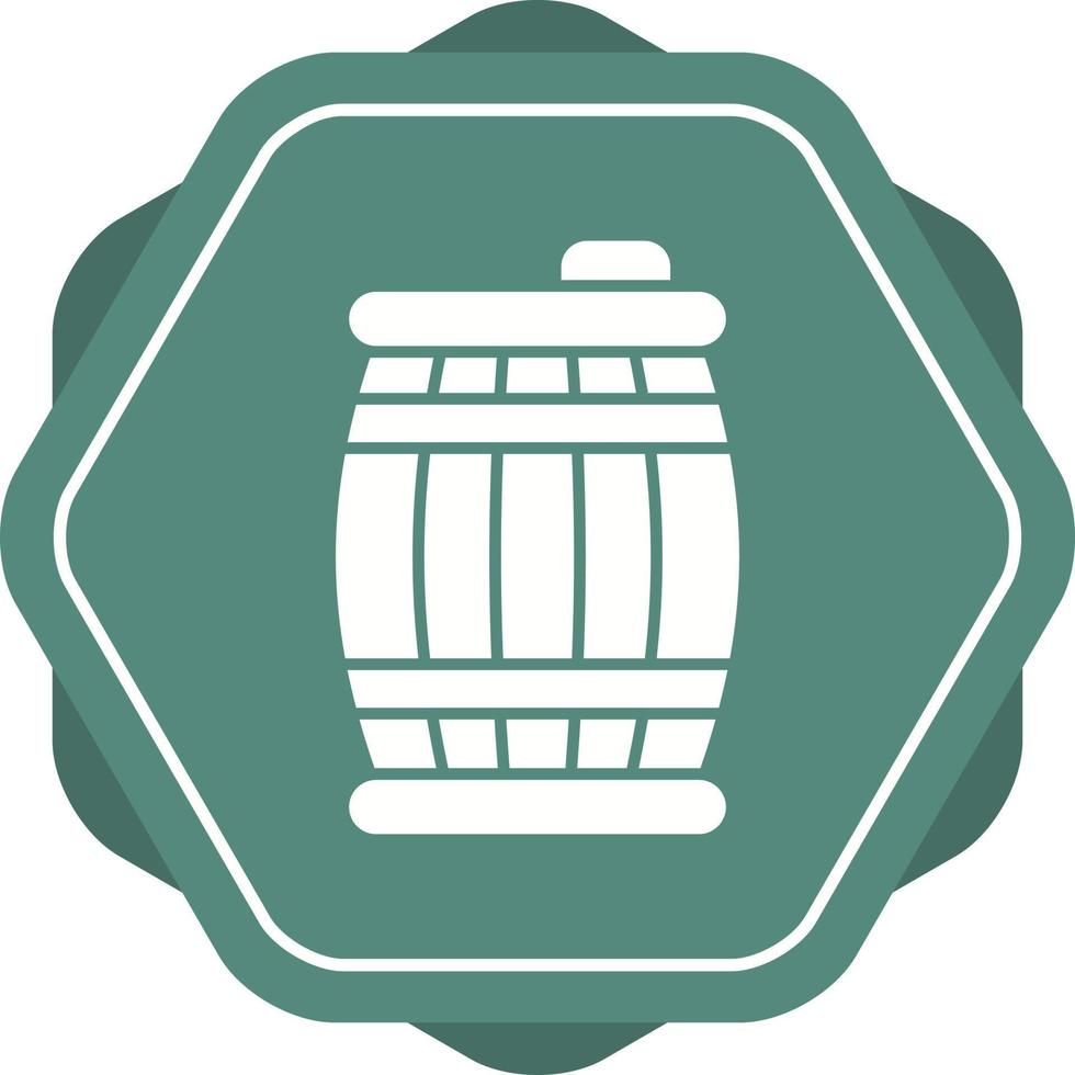 icono de vector de barril