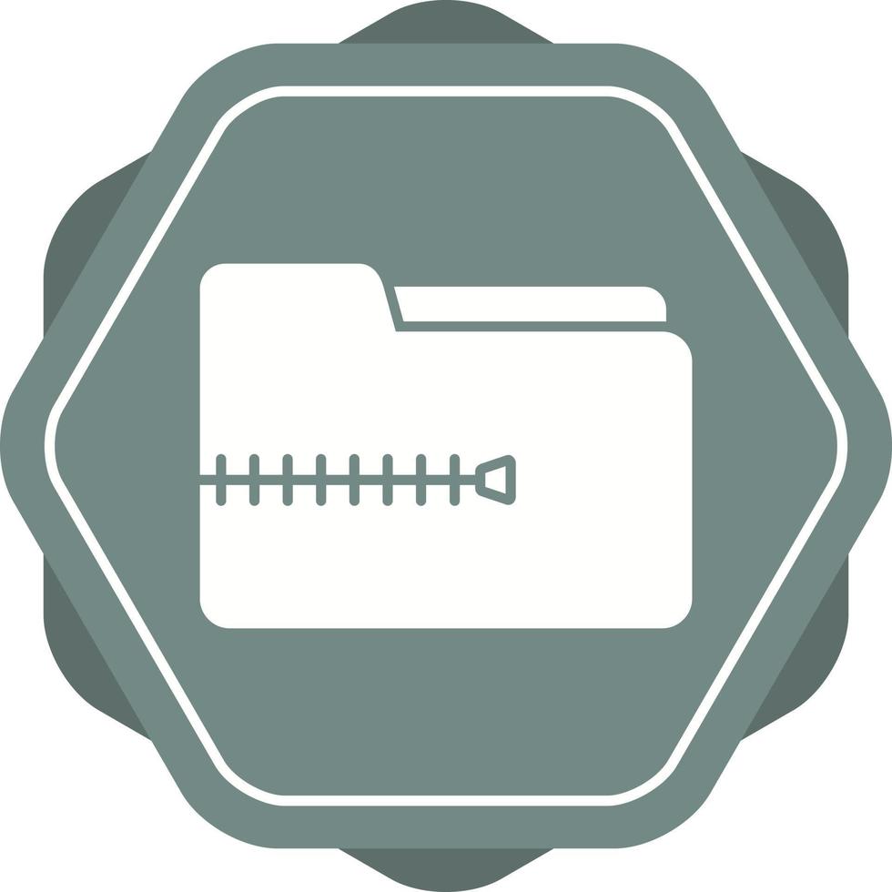 Zip File Vector Icon