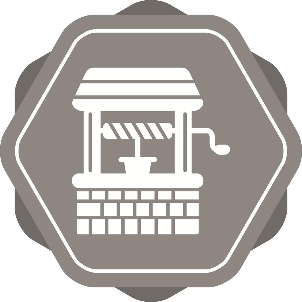 Water Well Vector Icon