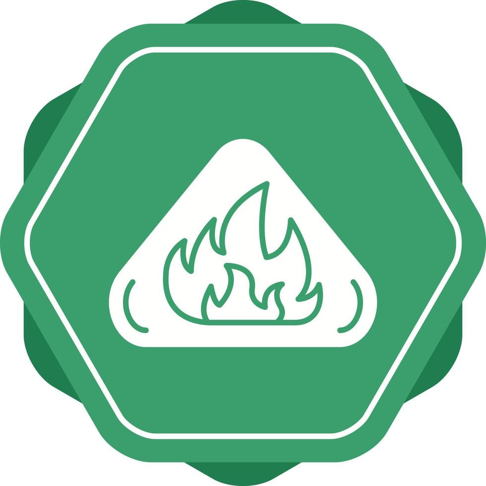 Fire Danger Vector Icon