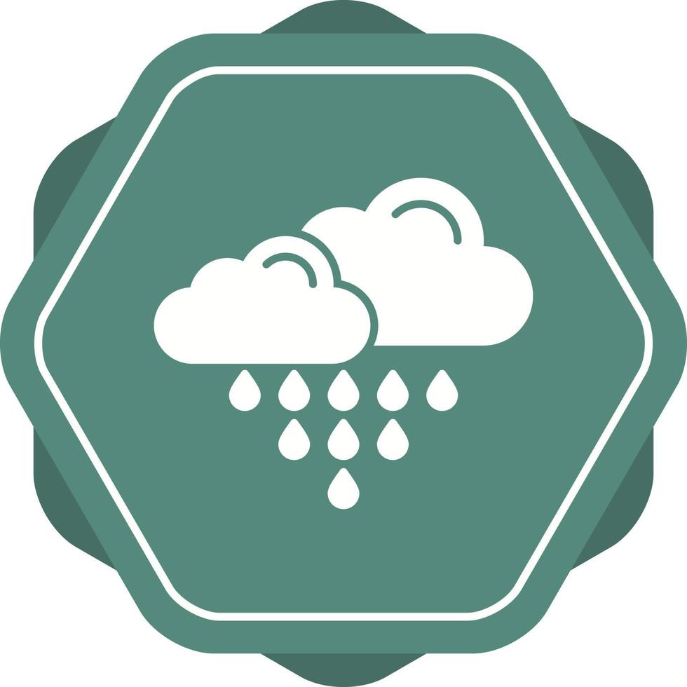 icono de vector de lluvia ácida