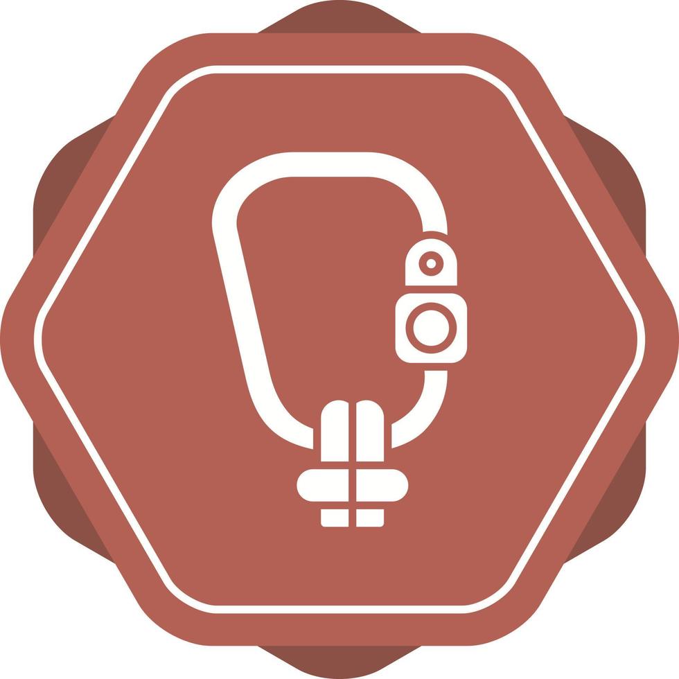 Carabiner Vector Icon