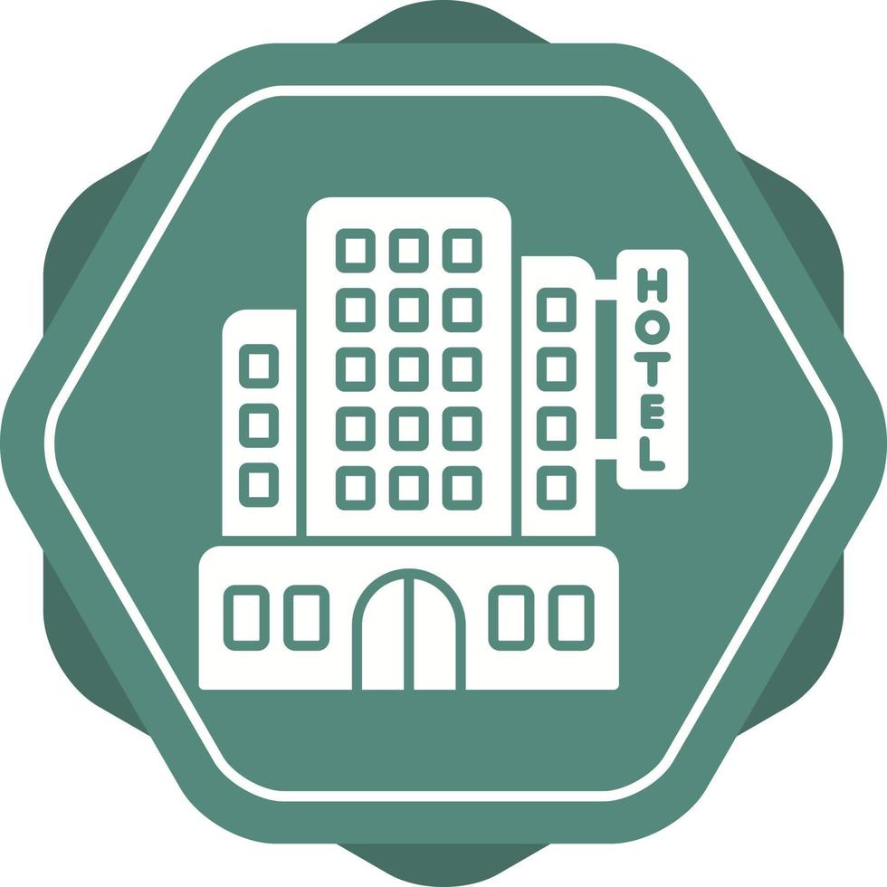 icono de vector de hotel