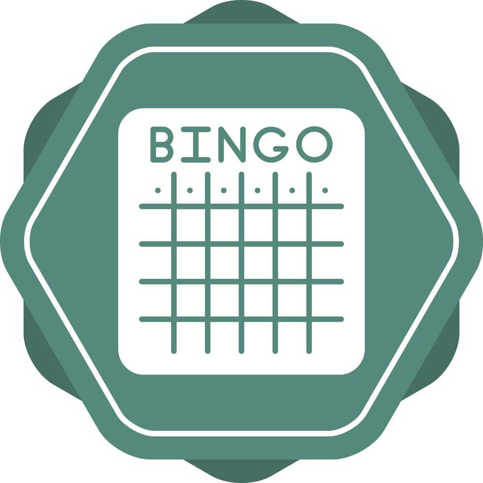 Bingo Vector Icon