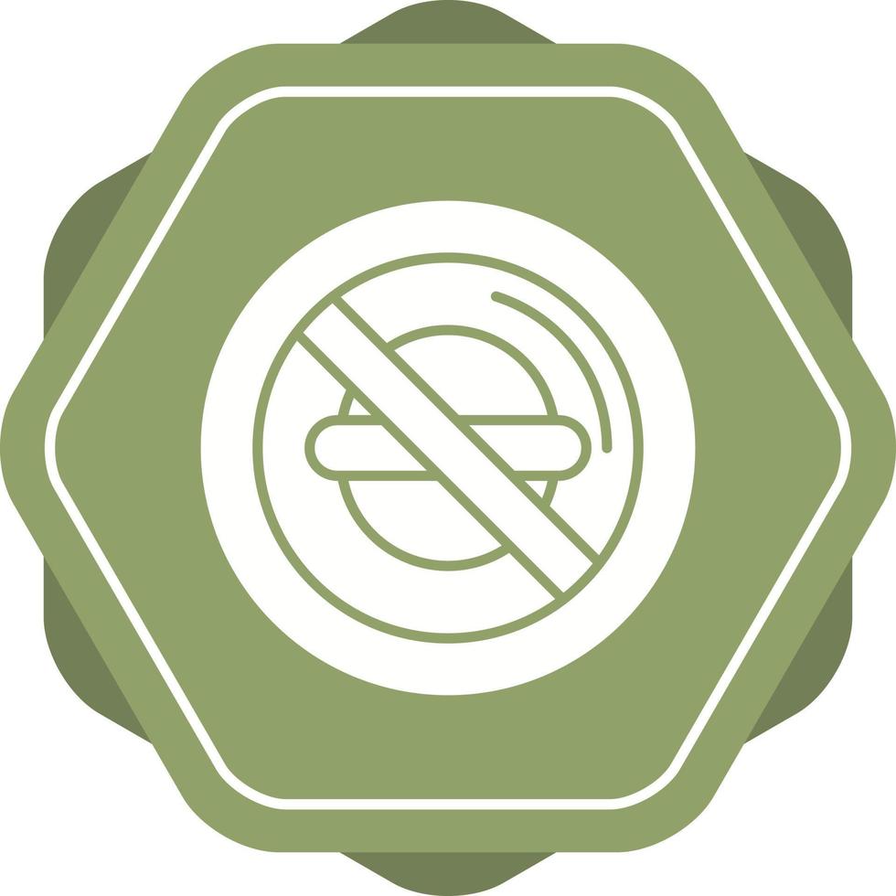 No Food Vector Icon