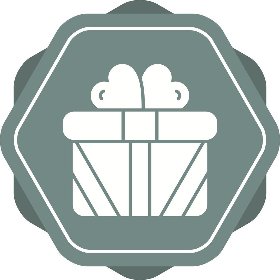 icono de vector de caja de regalo