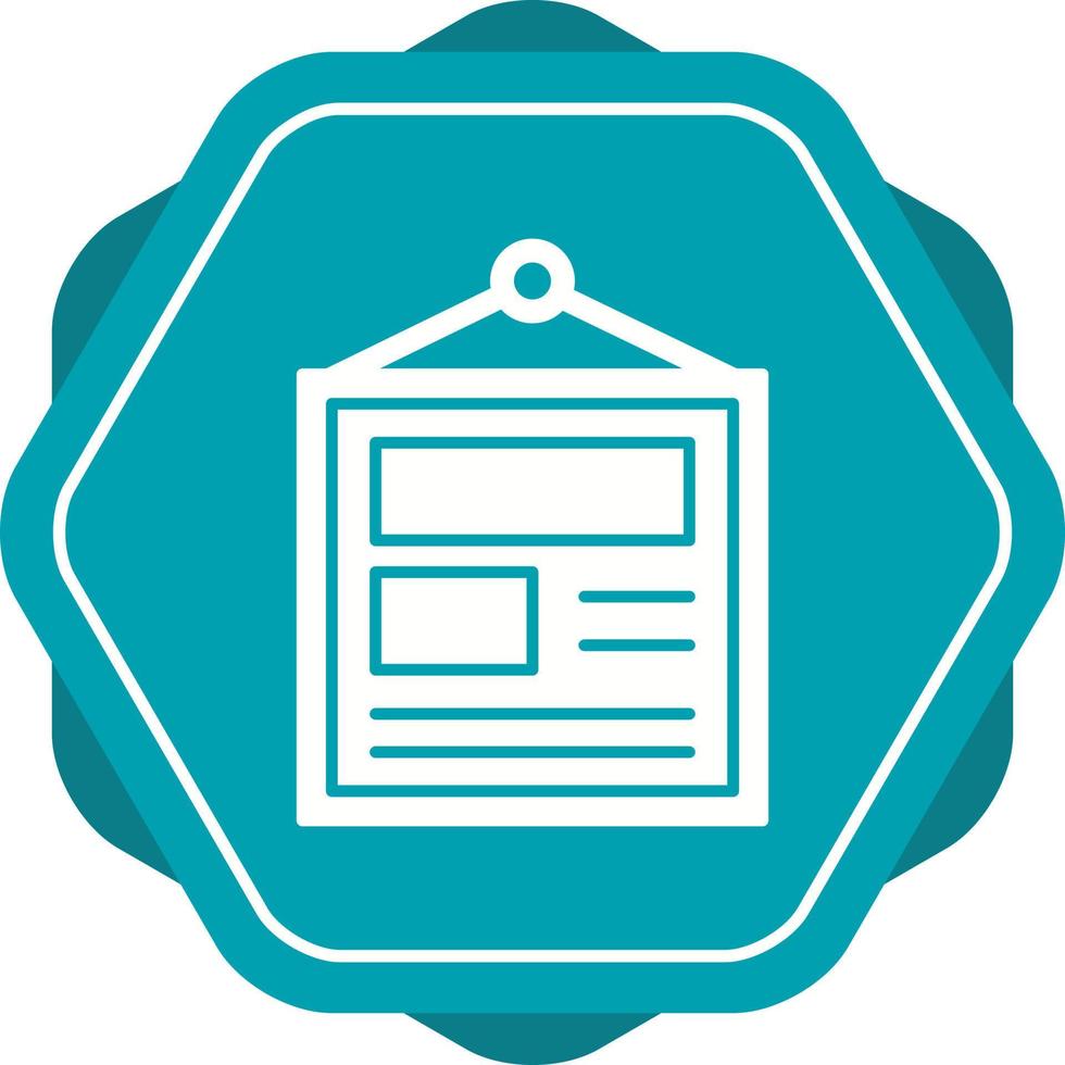 Poster Vector Icon