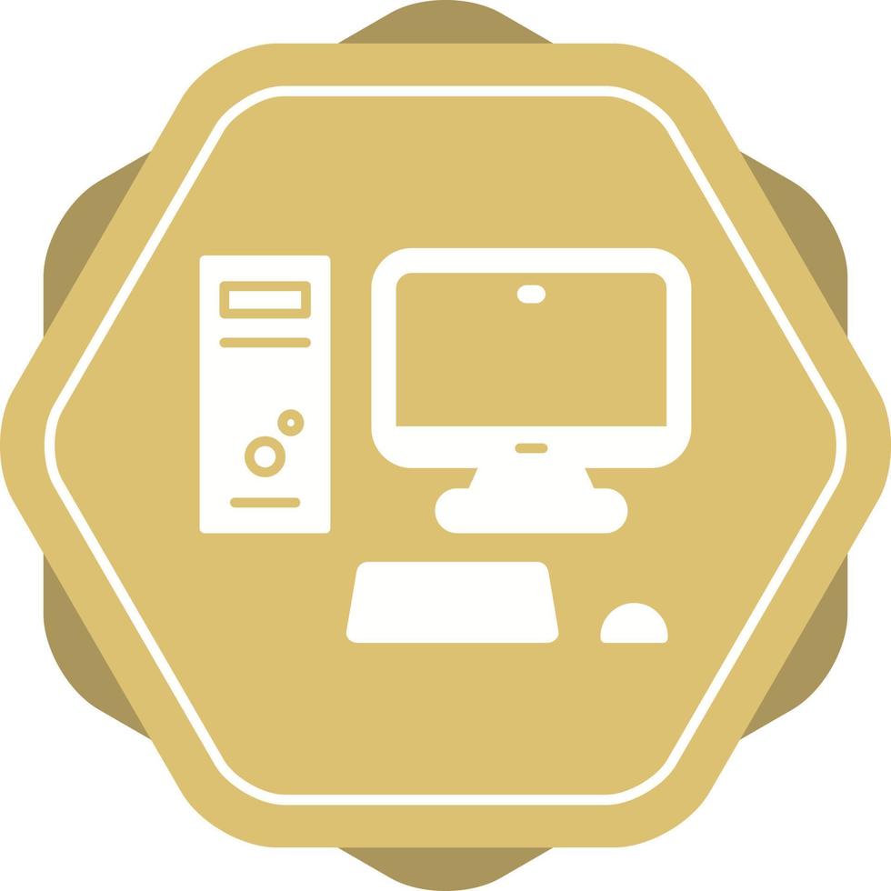 Computer Vector Icon