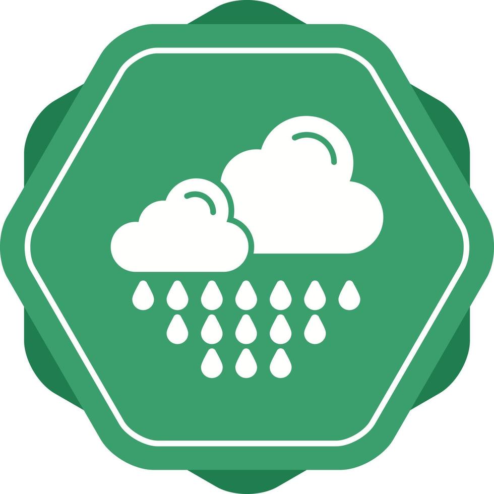 icono de vector de lluvia