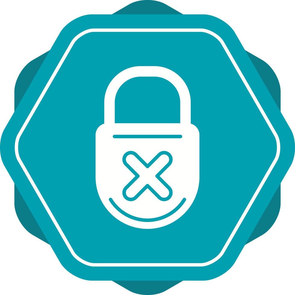 Unprotected Vector Icon