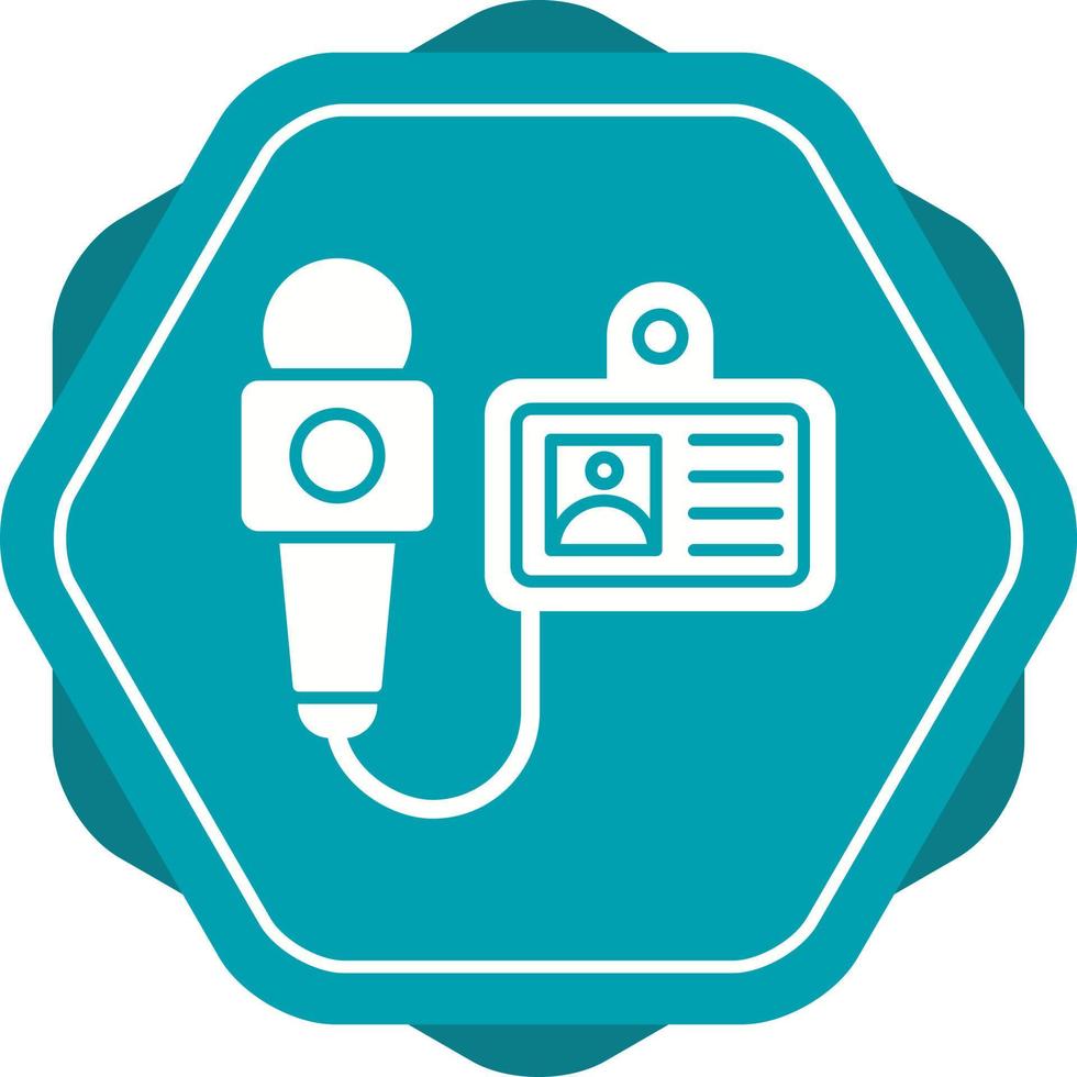 Journalist Vector Icon