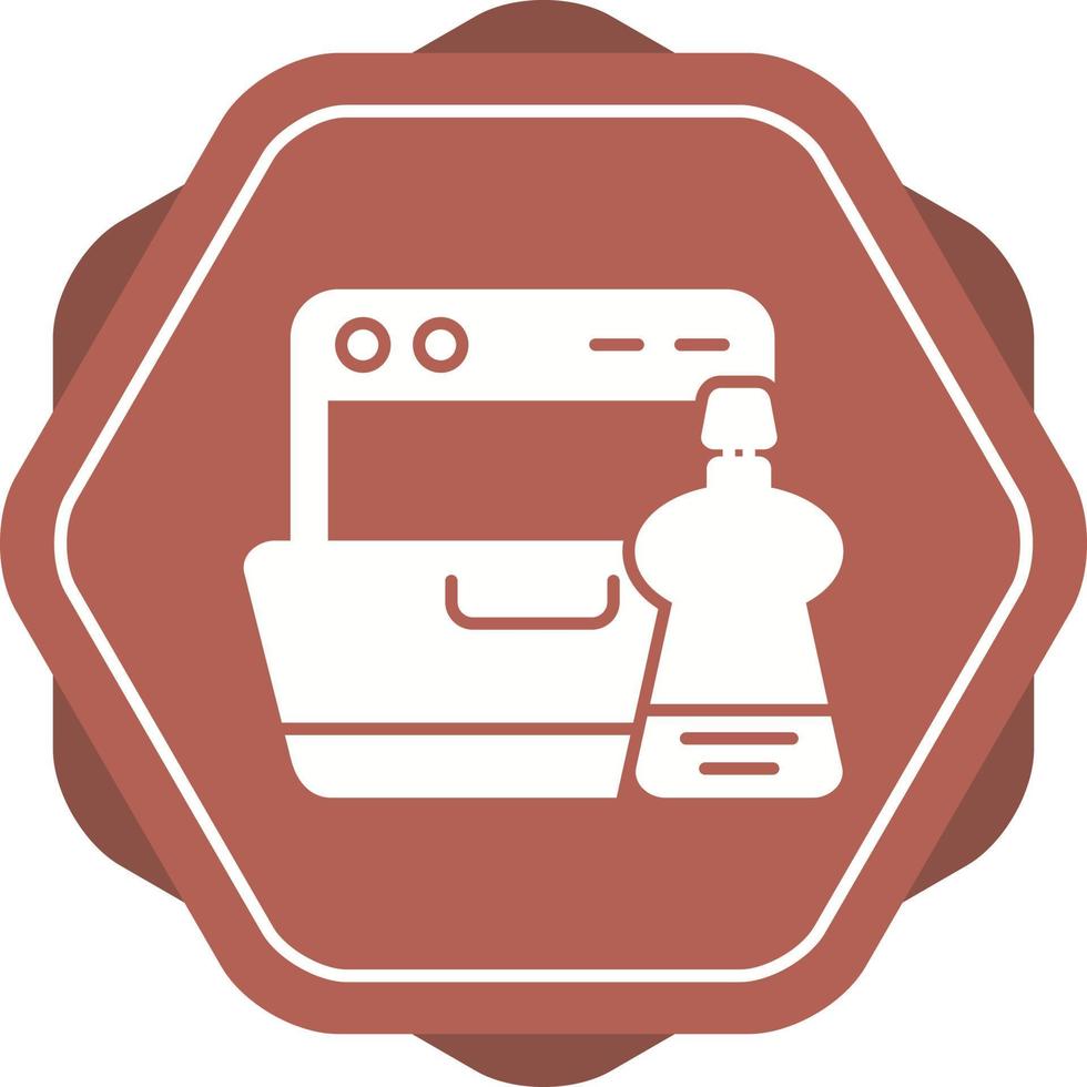 Washing Dishes Vector Icon