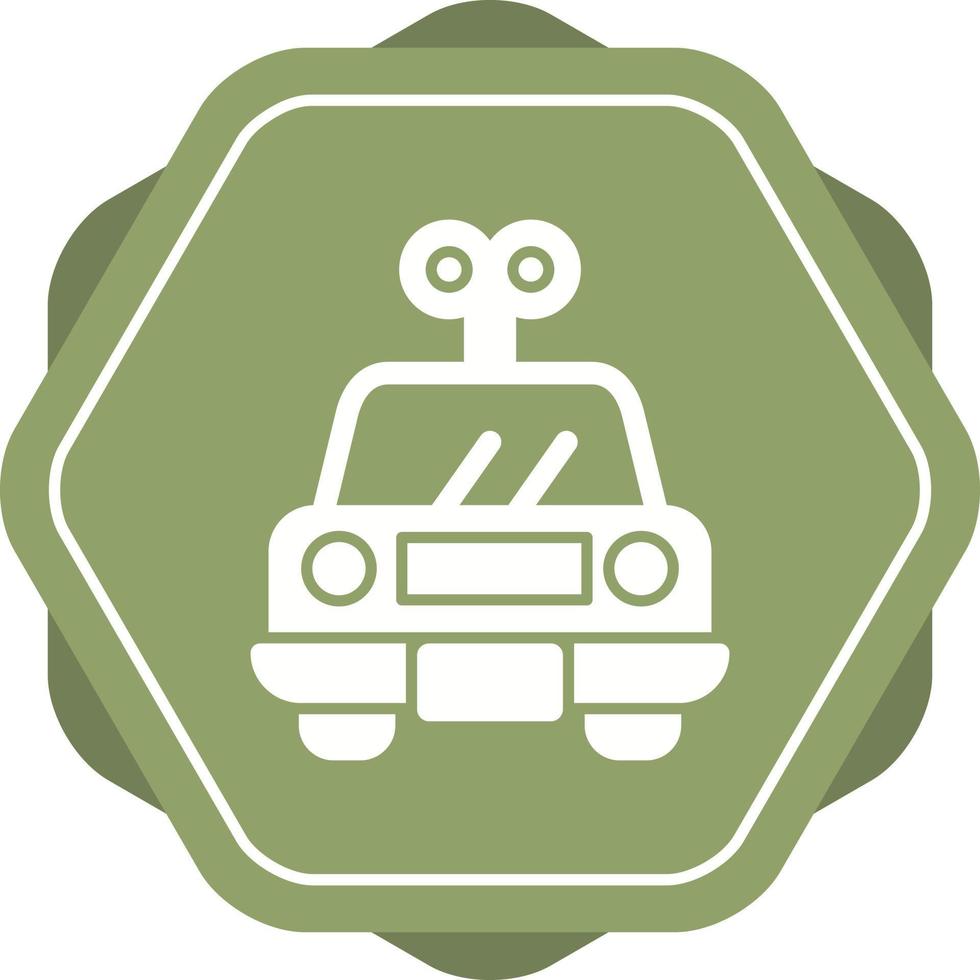 icono de vector de juguete de coche