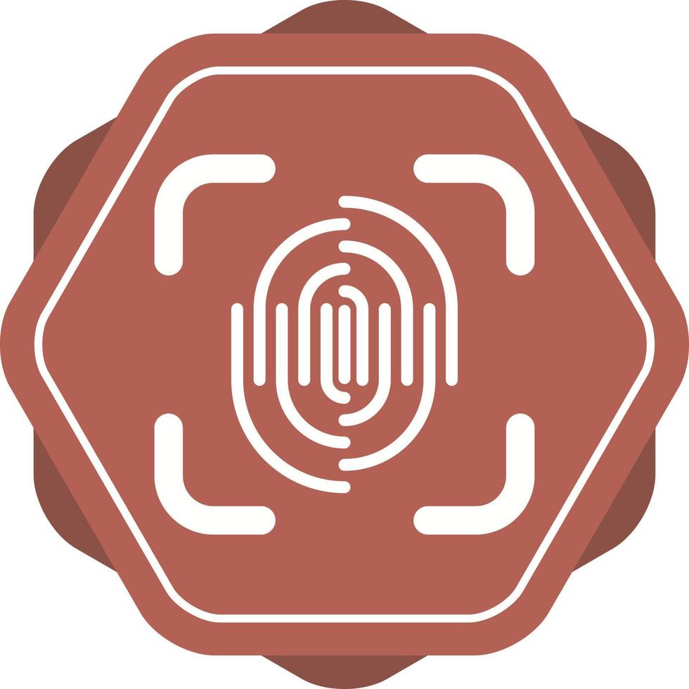 Fingerprint Vector Icon