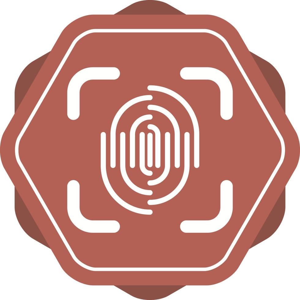 Fingerprint Vector Icon