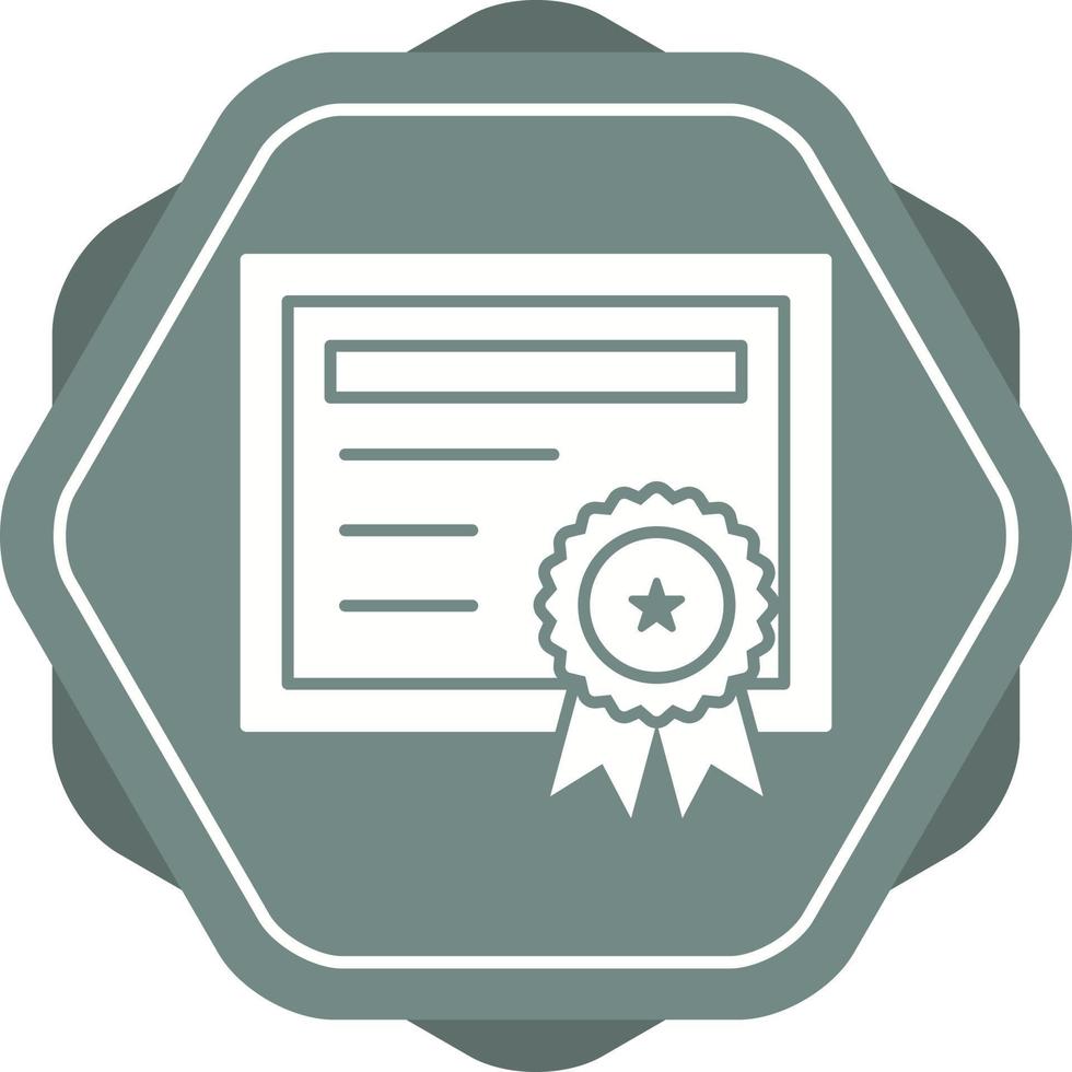 Certificate Vector Icon