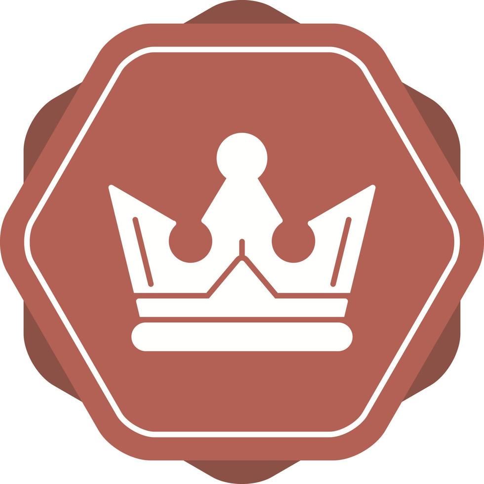 icono de vector de corona