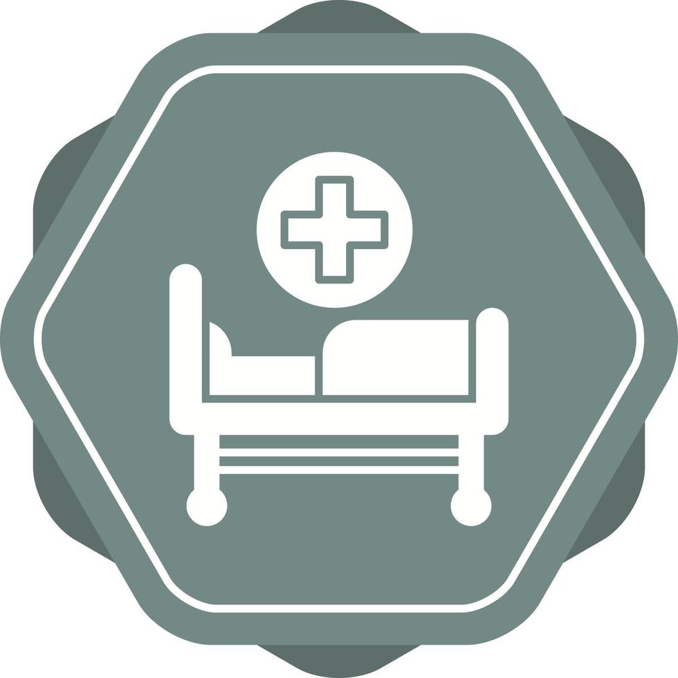 Hospital Bed Vector Icon