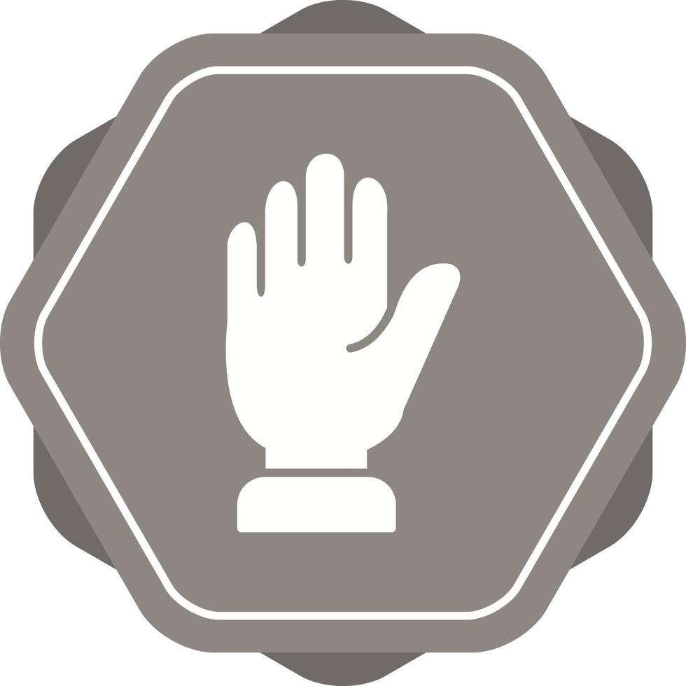 icono de vector de mano