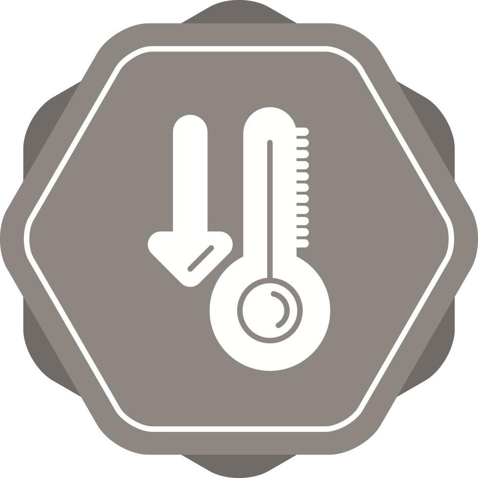 Low Temperature Vector Icon