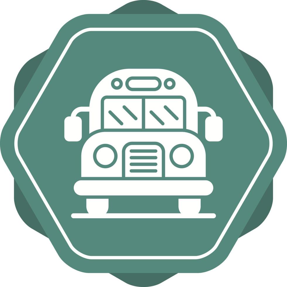 School Bus Vector Icon