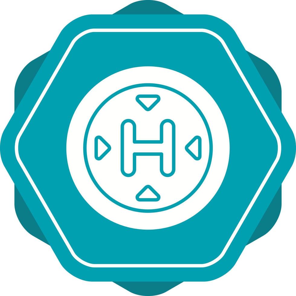 Heliport Vector Icon