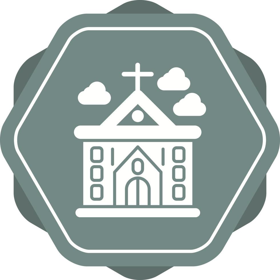 icono de vector de iglesia