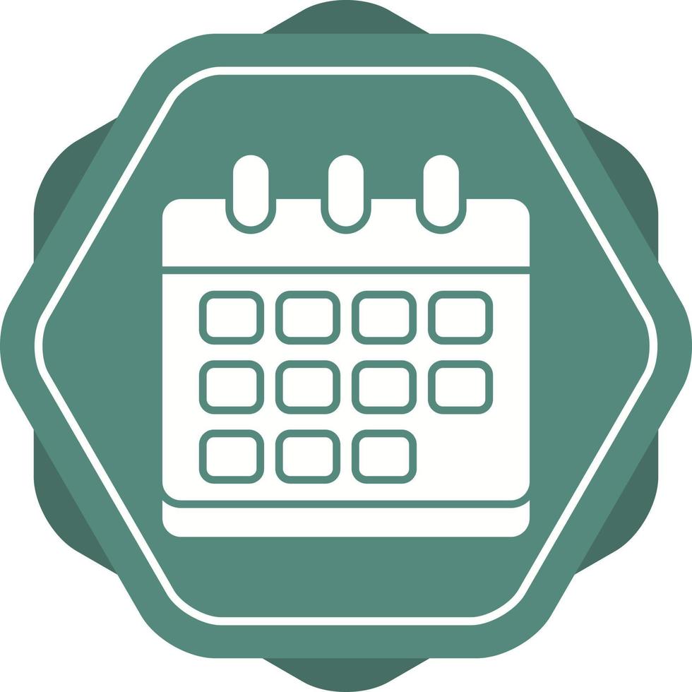 icono de vector de calendario