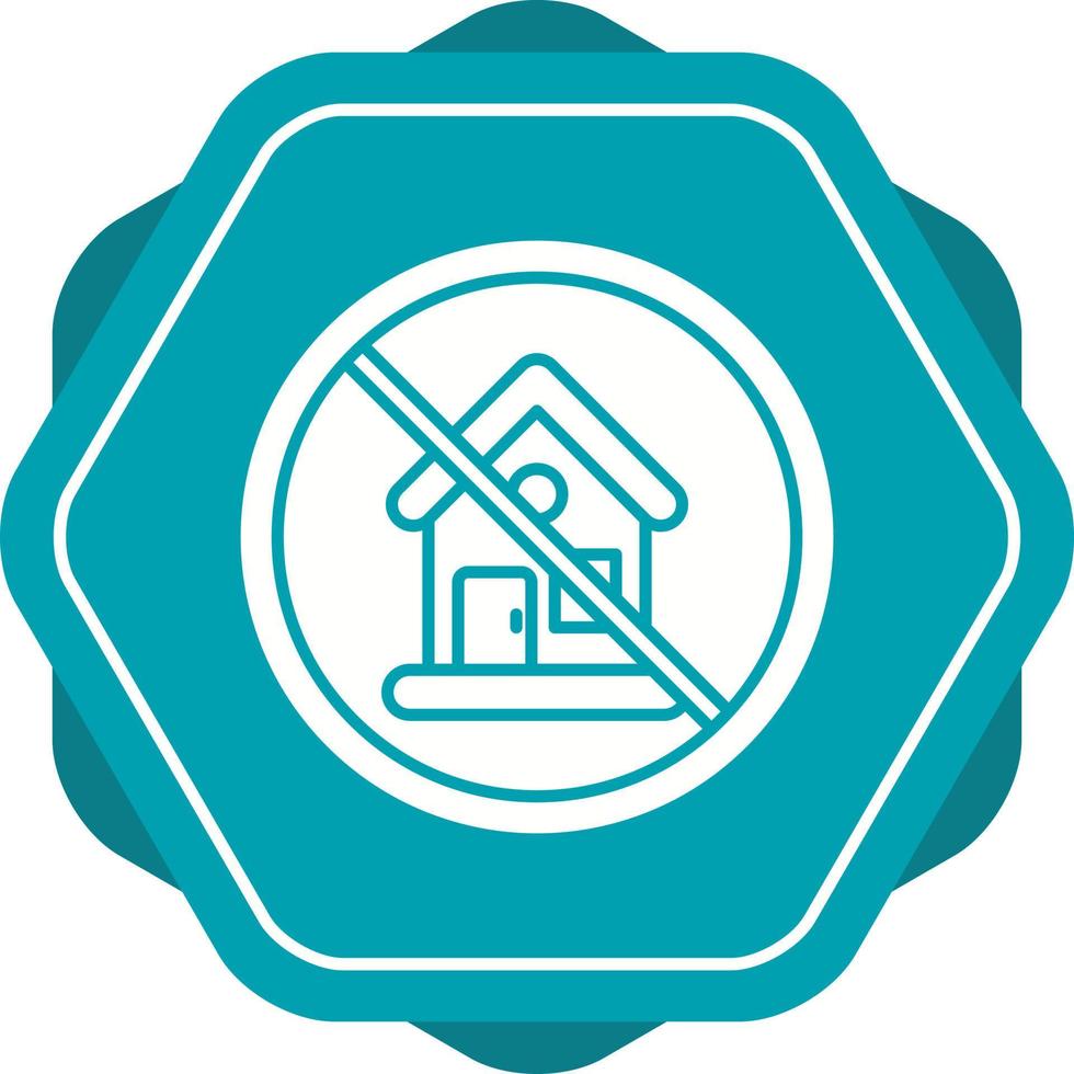 No House Vector Icon