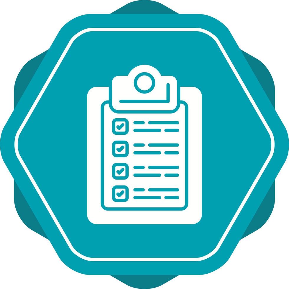 Checklist Vector Icon