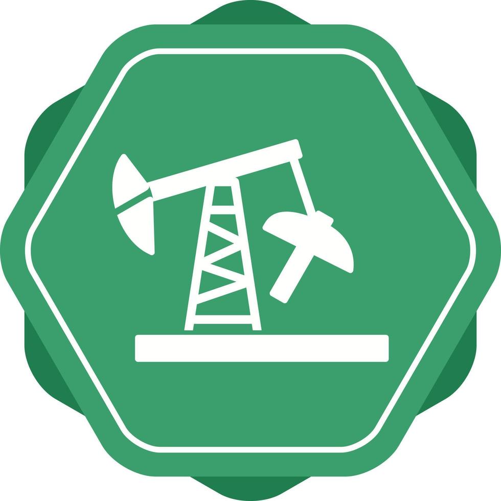 icono de vector de torre de perforación