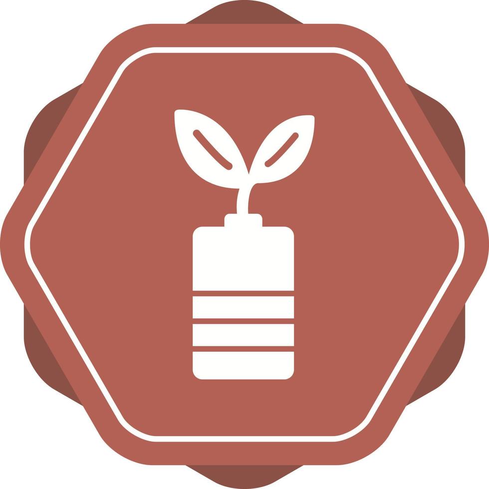 icono de vector de batería ecológica