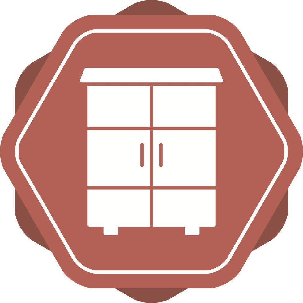 Shelves Cabinet Vector Icon