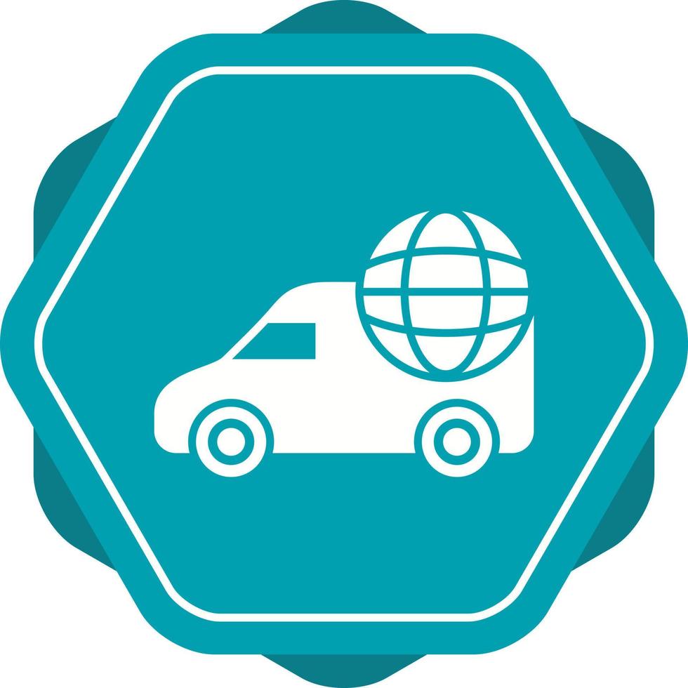 Global Delivery Vector Icon