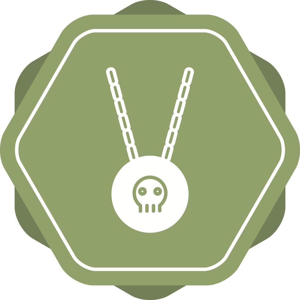 Pirate Necklace Vector Icon