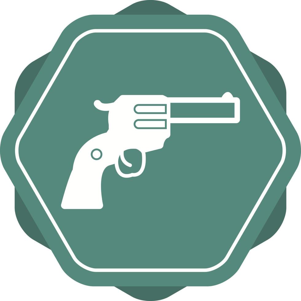 icono de vector de revólver