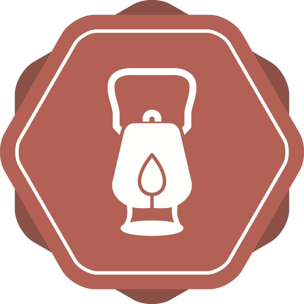 icono de vector de lámpara de aceite