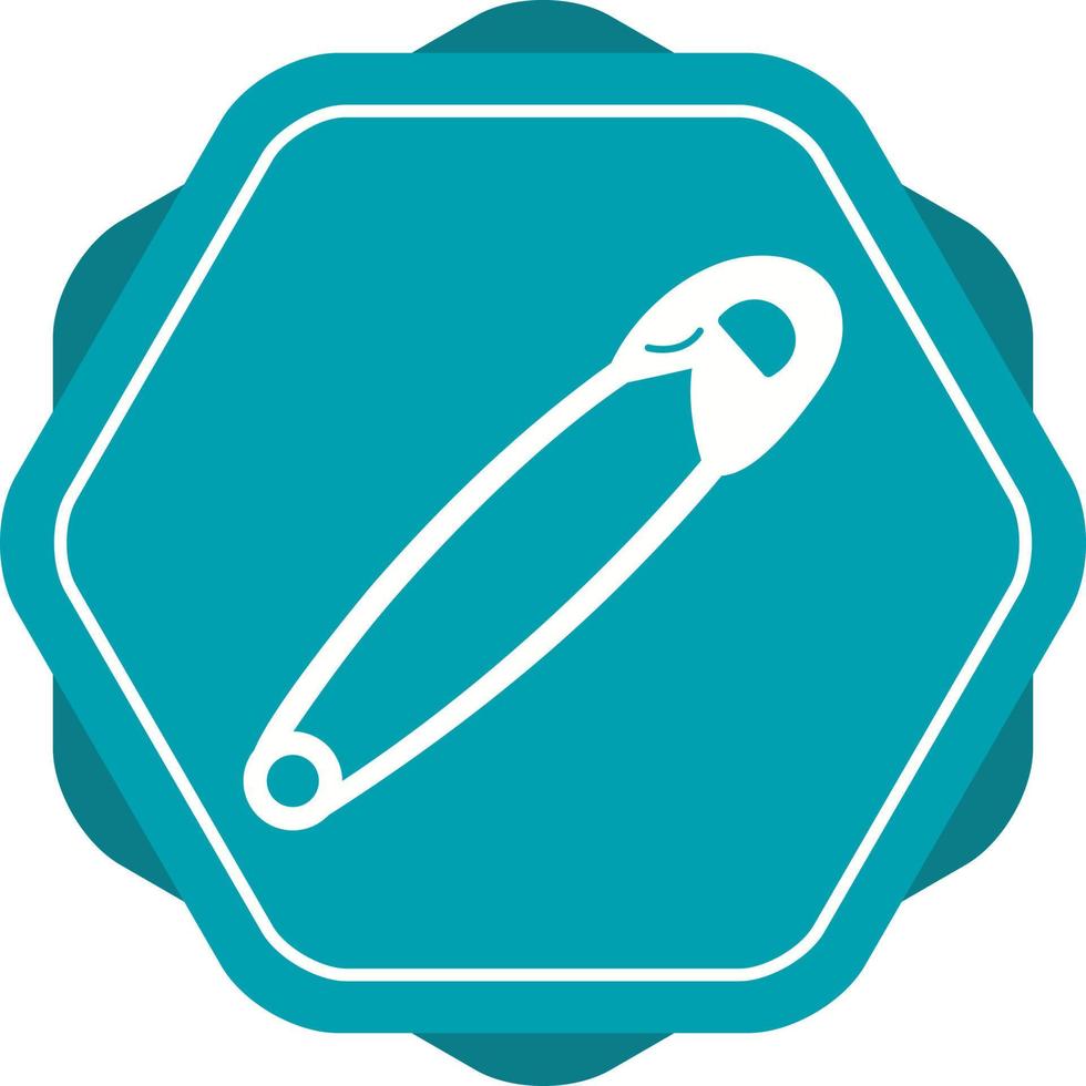 Safety Pin Vector Icon