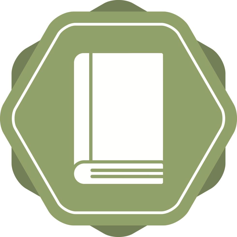 icono de vector de libro