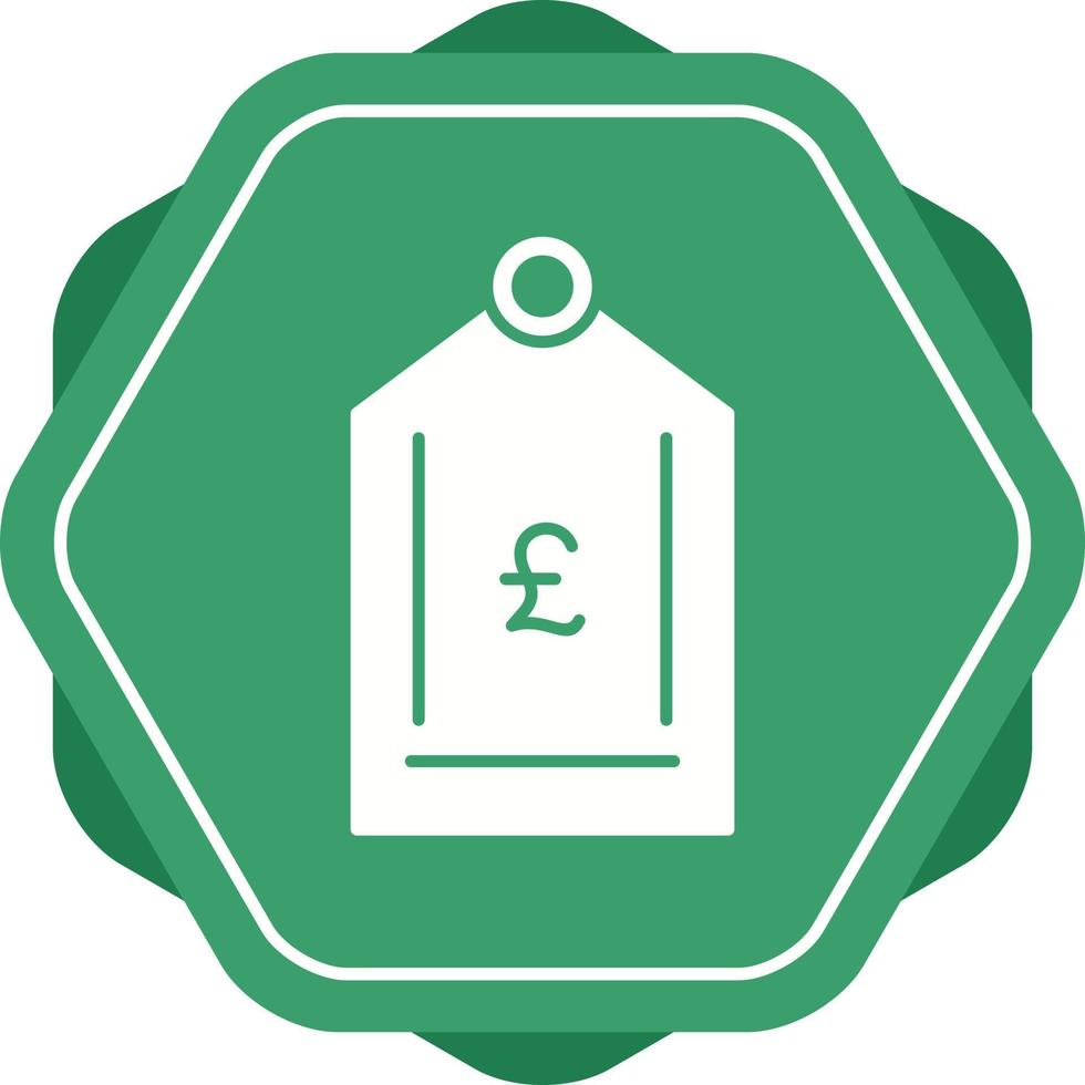 Pound Tag Vector Icon