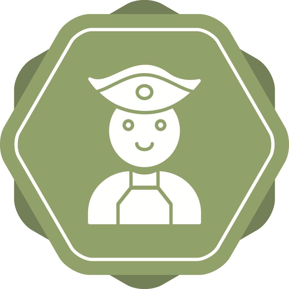 Male Pirate Vector Icon