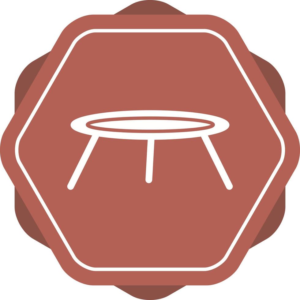 icono de vector de mesa