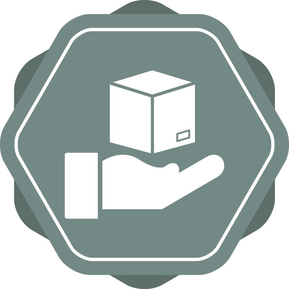 Hand Over Package Vector Icon