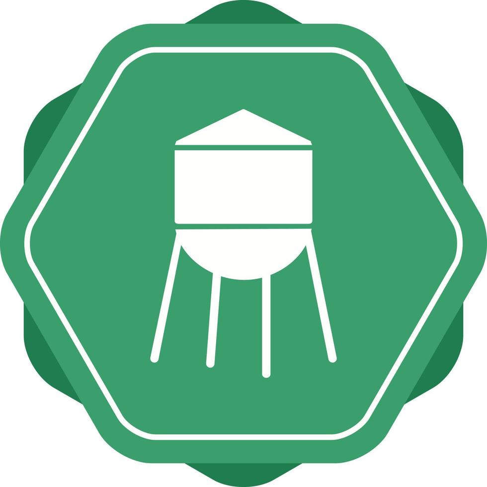 icono de vector de torre de agua